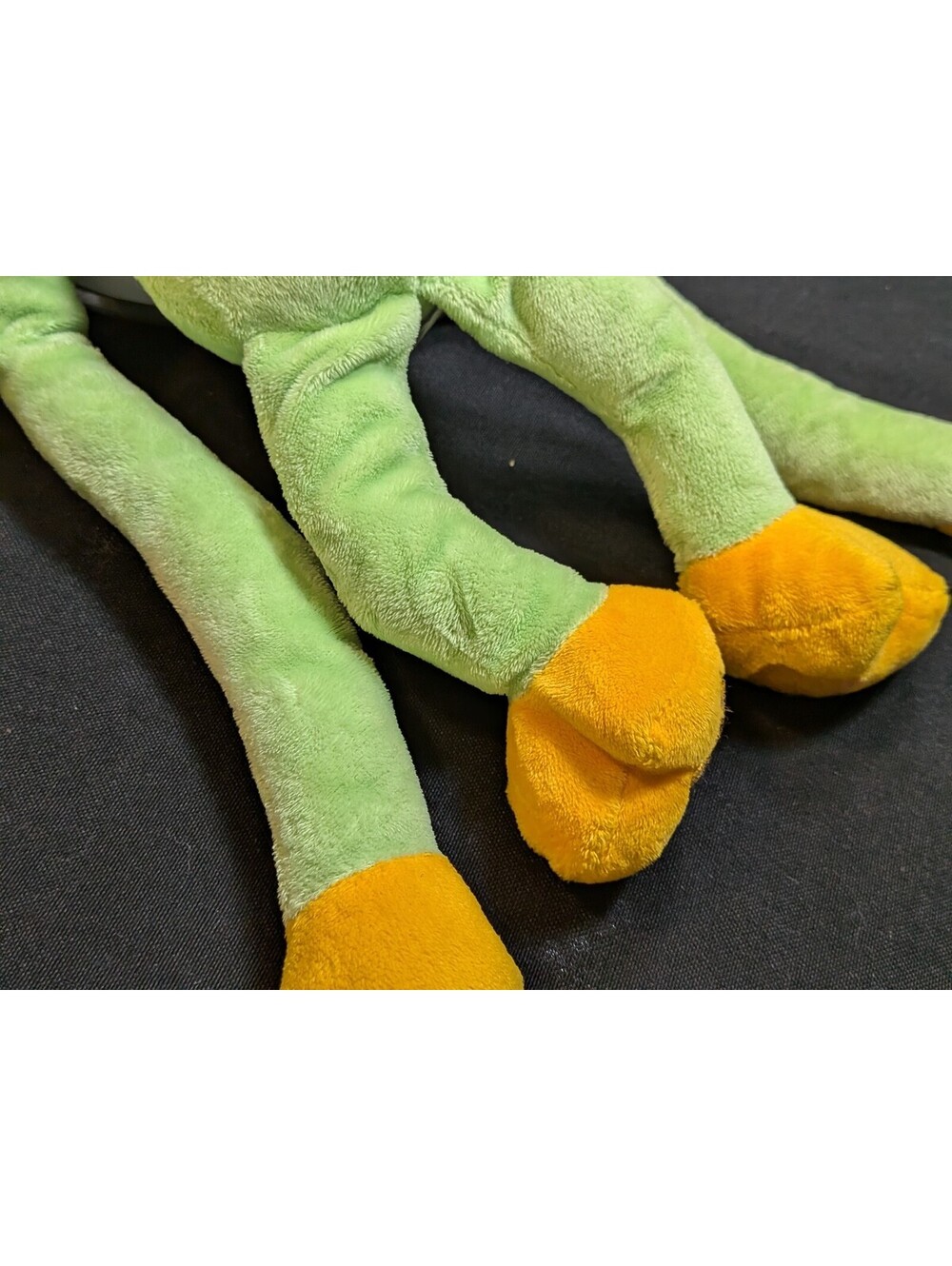Commonwealth Silly Green Monkey Plush Stuffed Animal Yellow Face
